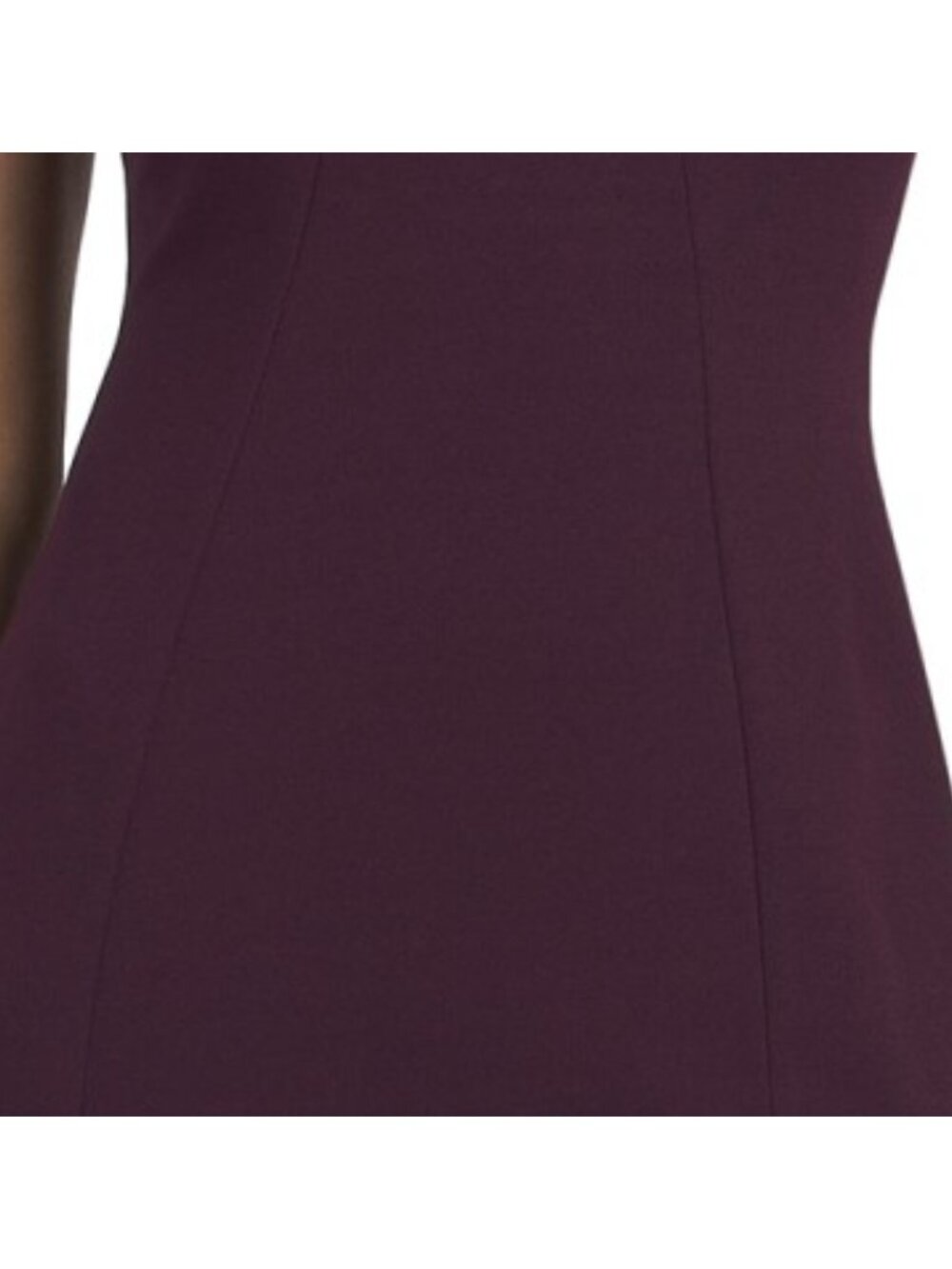 CALVIN KLEIN Pleated Neck Sheath Dress - Picture 4 of 4
